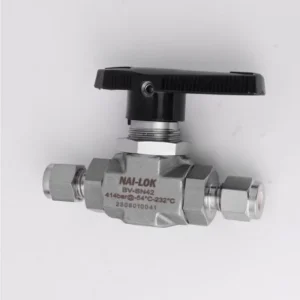 NAI LOK BV Ball Valve 6000psi SS316 Double Ferrule Tube Fitting 6mm 8mm 10mm 12mm Metric High Pressure CNG Instrument Valve