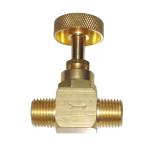 NB MM02N Brass Needle Valve Oil 2 Way 400 PSI High Temperature Male male Thread NPT1 4 with Adjust Handle