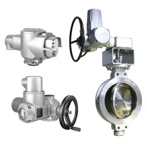 NEWAY TC Triple Offset Butterfly Valve with AUMA SG Actuator for Power Plant Chemical Industry
