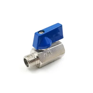 NPT BSP 1000PSI High Pressure PN63 Stainless Steel 304 316 Manual 1/4 Inch Male and Female Threaded Mini Ball Valve