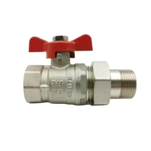 NPT Ball Valve with Butterfly Handle CE Certified General Application OEM Support