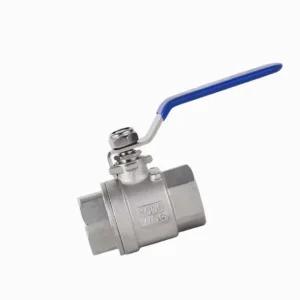 NPT/Bsp 3 Piece Threaded with Handle Heavy Body Ball Valve