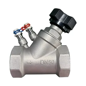 Navarch DN40 Static Type Pressure Class PN20 Manual 304 Stainless Steel Balancing Valve Water Control OEM