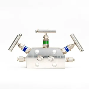 Needle Double Block and Bleed Valve Two Three Five Value Group Valve Manifold 1 2″ NPT 6000 Psi
