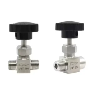 Needle Valve 1/2 Instrument Block Valve NPT Female Thread Stainless Steel Compression Tube Fitting