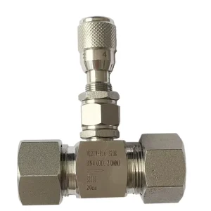 Needle Valve Small Flow 316 SS Metering Flow Control 6000PSI Liquid Gas Pipe Needle Valve