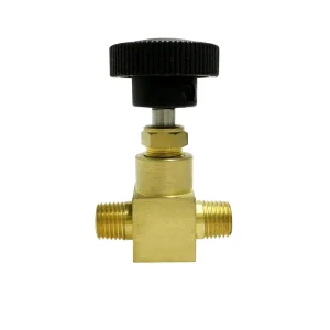 Needle Valve Straight Type Brass DIN BSP Female Threaded