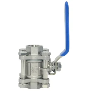 Negative Pressure Stainless Steel 304 316 Internal Thread NPT BSP Manual 3-Piece Vacuum Tri-Clamped Ball Valve OEM Customization