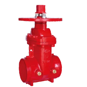 New Arrival 2 12 inch Gate Valve Resilient Wedge NRS Gate Valve Grooved End Ductile Iron Casting Steel Valve Fire Fighting