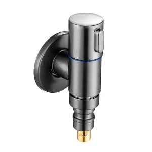 New Design Stainless Steel Electroplated Modern Minimalism Flushing Spray Gun Toilet Washing Machine Angle Valve Female Thread