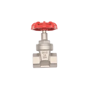 Newest Design Top Quality Fast Installation Silk Mouth Stainless Steel Gate Valve Threaded
