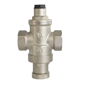 Nickel-Plated Brass Adjustable Pressure-Reducing Valve Spring Diaphragm 3-Way Compensated Piston
