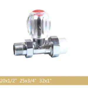 Nickel Plated Brass Angle Valve for Aluminum Plastic Pipe Temperature Control