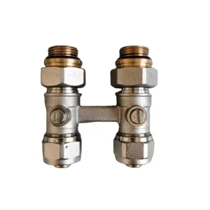 Nickel Plated Brass H Radiator Valve 1 2″x1216mm