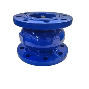 Non Return Ductile Iron Valve Normal Temperature Flange Ends Silent Check Manual Valve Water PN10 16