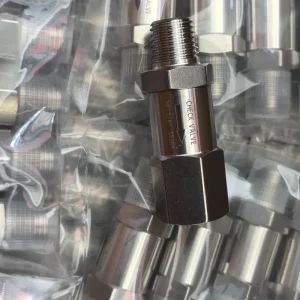 Non Return Valve NRV Silent Backflow Spring In Line Check Valve Stainless Steel Hydraulic Check Valve