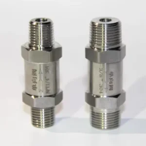 Non Return Valve NRV Silent Backflow Spring In Line Check Valve Stainless Steel Hydraulic Check Valve