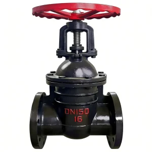 Non Rising Stem Iron Gate Valve BS5163 PN10 Flange End Resilient Seated Sewage Drainage Irrigation Control System