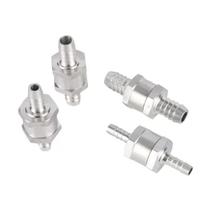 Non-return Check Valve Aluminum Alloy 6mm 8mm 10mm 12mm One Way Check Valves Diesel Fuel One Way Check Valve