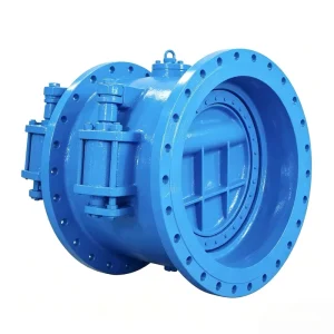 Non slam Slow Closing Water Control Check Valve Rubber Flap Butterfly Type Double Disc Low Head Loss PN16 OEM