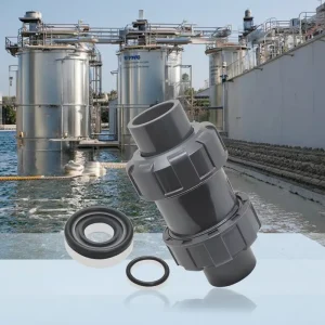 Non-toxic UPVC True Union Check Valve Schedule 80 Socket for Backflow Prevention ANSI ASTM