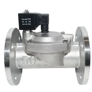 Normally Closed/Open NO NC SS Stainless Steel 2/2 2-Way Pilot-Operated Diaphragm Solenoid Valve for Air Water Gas 12V 24V 220V AC/DC