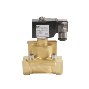 OEM 0.5-10bar 15-25mm 1/2-1″ Brass PTFE 2 Position Way Pilot Piston Internal Thread Electromagnetic Shutoff Valve for Steam