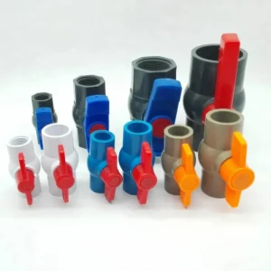 OEM 1 Inch to 10 Inch UPVC Grey Plastic Ball Valve for Water Pipes