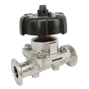 OEM 316L Sanitary Grade Manual New Type Diaphragm Valve Food Grade Clamp Weld Quick Assembly