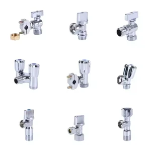 OEM Angle Valve Toilet Bathroom Water Valve Brass Core Angle Stop Valve