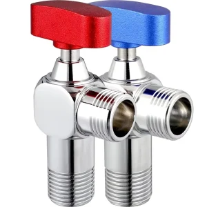 OEM Angle Valve for Hotel Bathroom Durable Smooth Handle Water Valve Cartridge Faucet Accessories for Toilet Shower Room