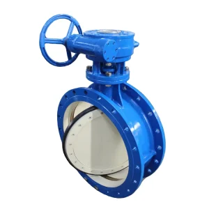 OEM BS DIN AWWA WCB Flange Double Eccentric Butterfly Valve