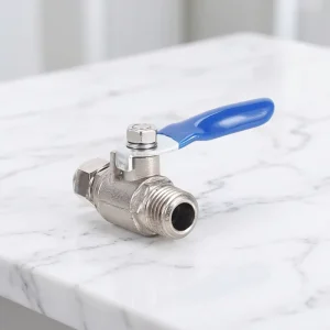OEM Brand Modern Faucet Accessories Double Union Ball Valve 1/2” Connection 304 Stainless Steel Water-Saving Easy Water Valve