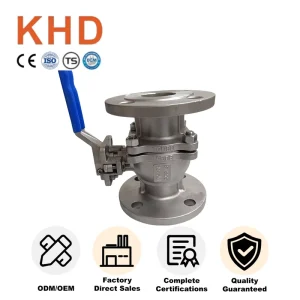 OEM China Stainless Steel Manual Flanged Ball Valve 304/316L Minimum Order Quantity 1/2in-4in Flanged Ball Valve