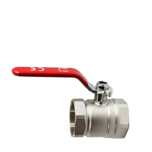OEM Custom Brass Ball Valve 2 Way Manual Control High Temperature Water Gas Oil Compatible