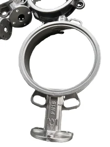 OEM Custom Butterfly Valve Body PN16 DN150 DN80 Valves Lost Wax Casting Service