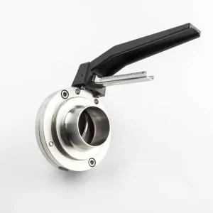 OEM Custom Forged SS304 SS316L Sanitary Butterfly Valves Precision Machined Parts for Food & Beverage Industry China