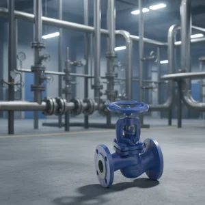 OEM Electric Shutoff Globe Valve Stainless Steel Flange Welded Bevel Gear Industrial Use Low Temperature J941H 16C