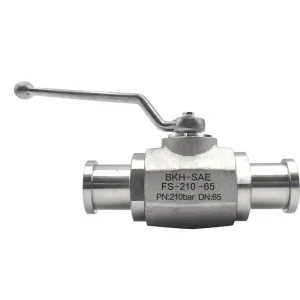 OEM Factory BKH SAE Port High Pressure Hydraulic Ball Valve Body 304 Stainless Steel Carbon Steel