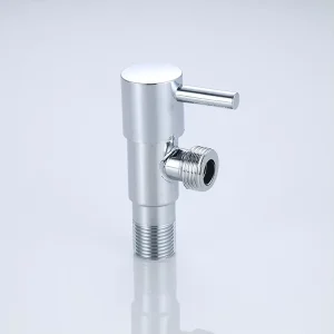 OEM Factory Commercial Price Stainless Steel 90 Degree Brass Angle Valve Multi-Function Water for Bathroom Kitchen General 1/2