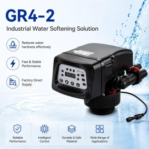OEM High Flow 7000L Hour Industrial Control Valve AC110V 240V Automatic Water Softener Tank Head