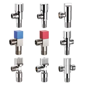 OEM ODM 1/2-Inch Toilet Angle Valve Hot and Cold Bathroom Brass Angle Valve