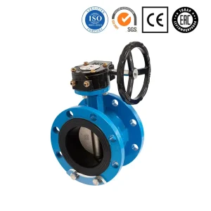 OEM ODM Custom Direct Factory Sale Custom butterfly Valves Turbine Flange Butterfly Valve