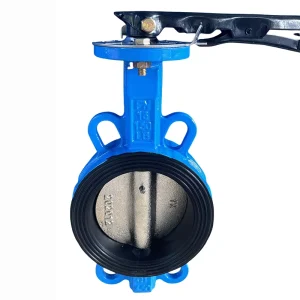 OEM ODM Custom Ductile Iron Clamp Handle Butterfly Valve with Manual Flanged Ends