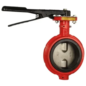 OEM ODM Ductile Iron Cast Iron Large Caliber Stainless Steel PN10 PN16 150lb 5K Manual Wafer Flanged Butterfly Valve