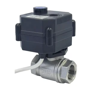 OEM/ODM SS304 PVC Plastic Brass Electric Actuator Motorized Water Shut off Ball Valve for Automatic Water Flow Control
