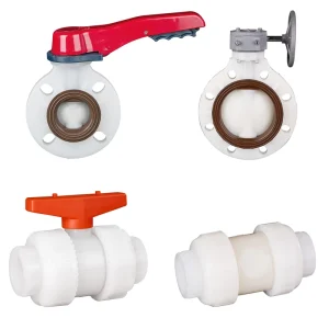 OEM PVDF Double Union Ball Valve Industrial 1 2 4” Double Union Ball Valve