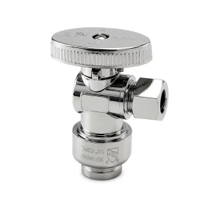 OEM Push to Fit Connect Water Filter Purifier Fitting SUS 304 316 1 4 Turn Supply Toilet Faucet Angle Ball Shut off Stop Valve
