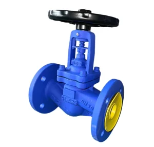 OEM Reliable Manual Low Temperature Resistant Industrial Bellows Globe Valve Gas Two way Flange Connection DIN Standard