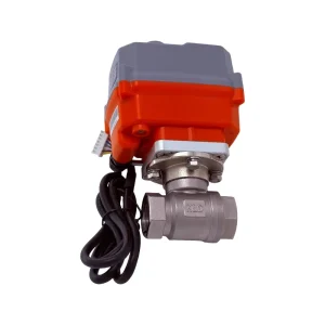 OEM Stainless Steel IP67 Electric Actuator Valve DC24V Modulating Ball Valve Water Valve Controller